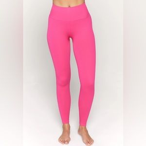 Spiritual Ganster Hot Pink Love Sculpt Seamless Leggings Size XS